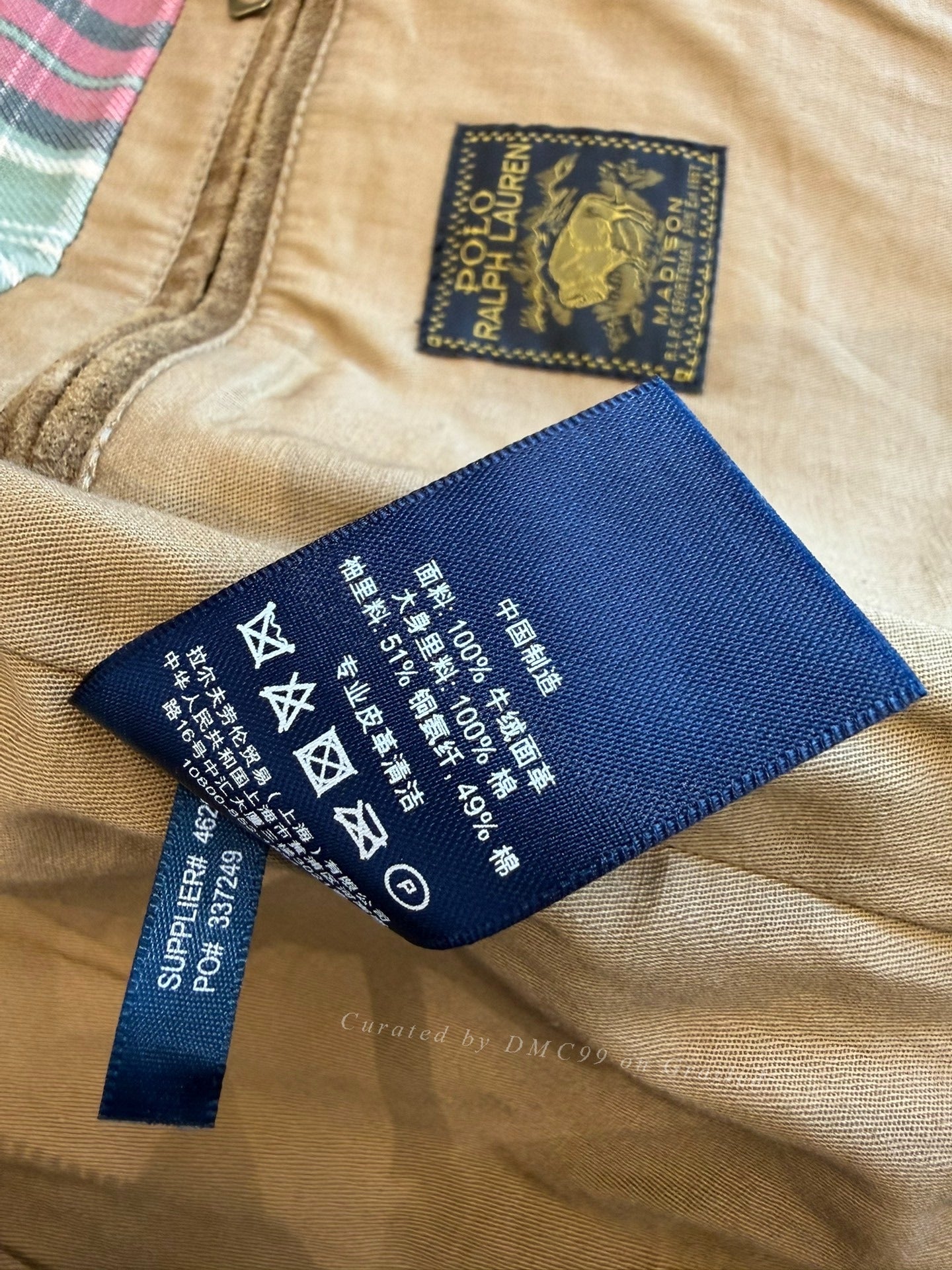 Ralph Lauren Vintage Waxed Leather Jacket