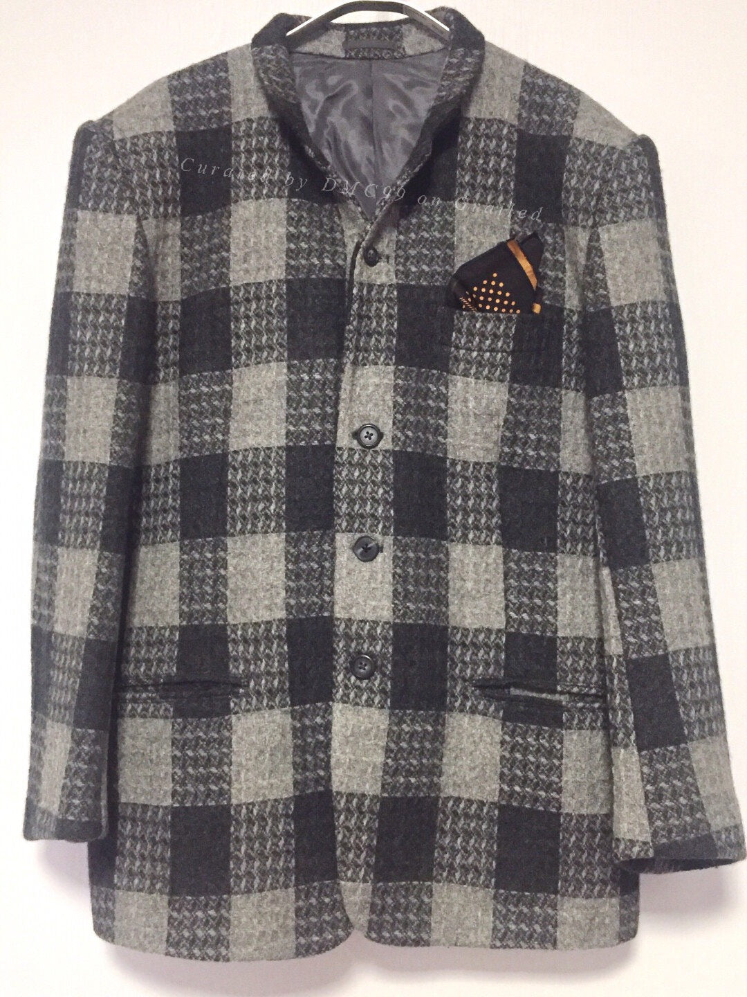 Yohji Yamamoto Y's Achive Gray Plaid Suit