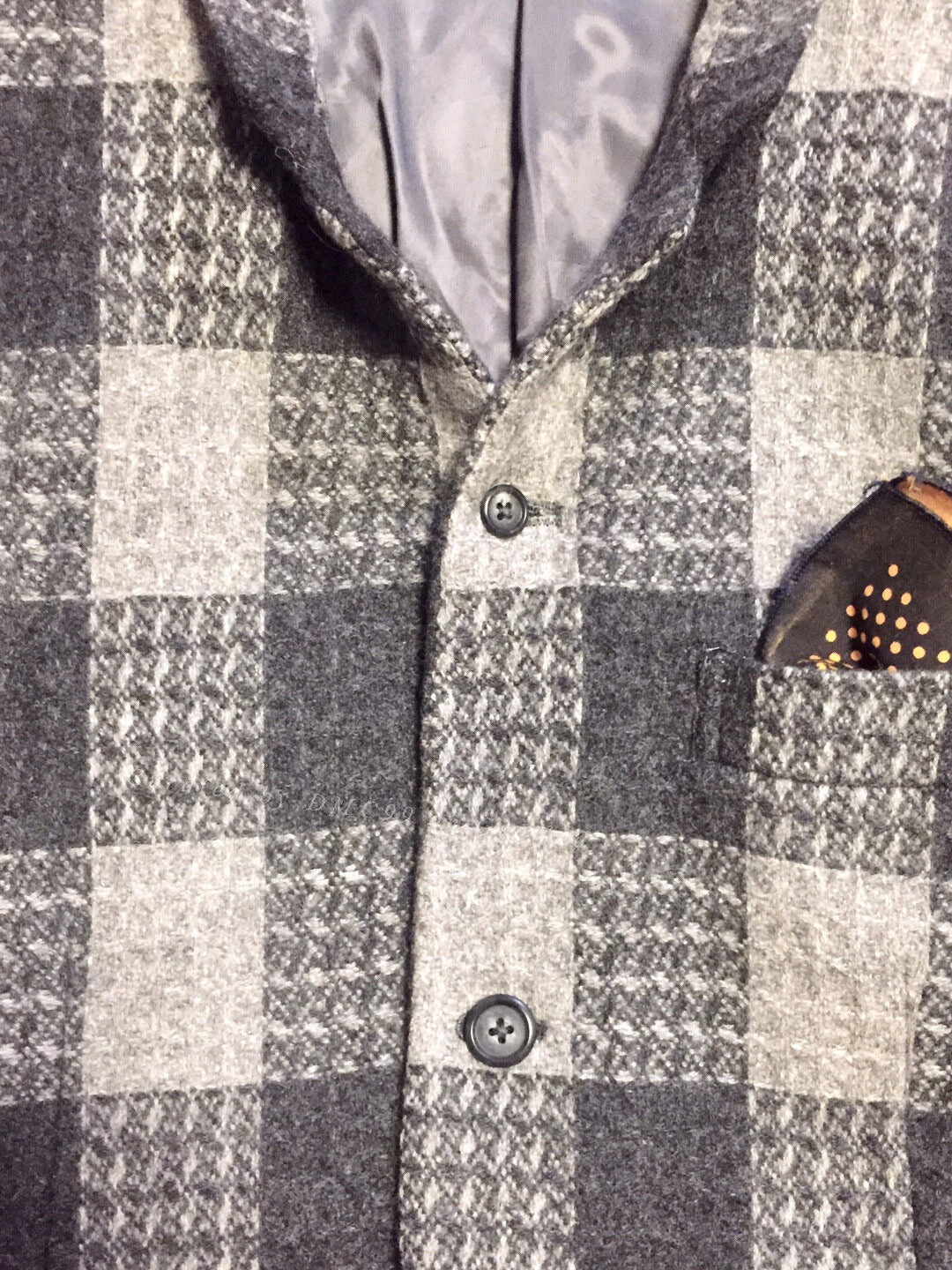 Yohji Yamamoto Y's Achive Gray Plaid Suit