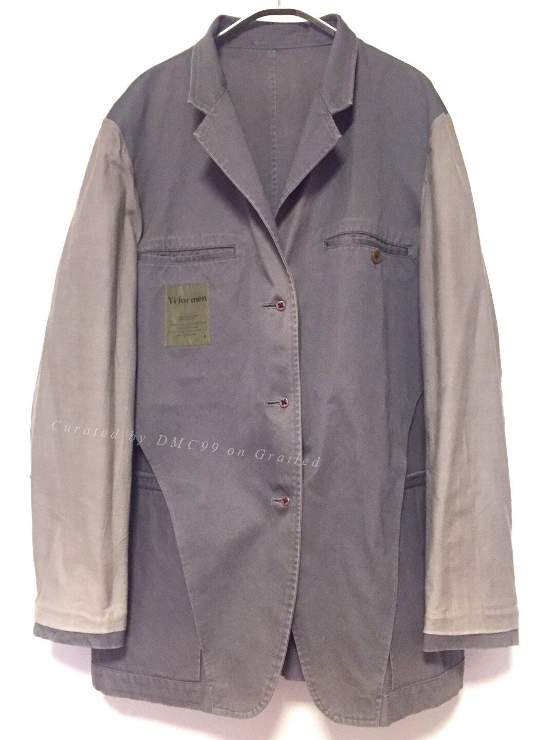 Yohji Yamamoto Y's Gray Workwear Blazer