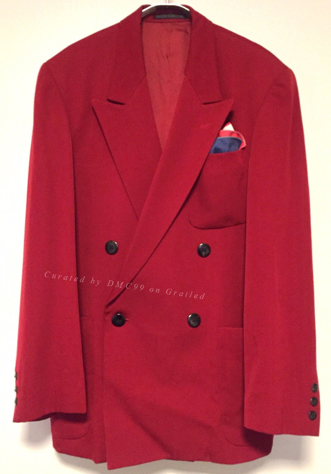 Yohji Yamamoto Archive Red Wool Blazer