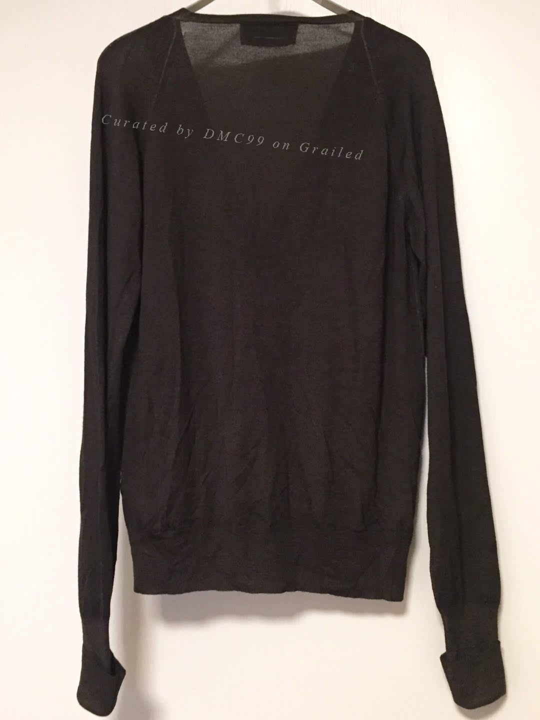Saint Laurent Yves Old Logo Cashmere Cardigan