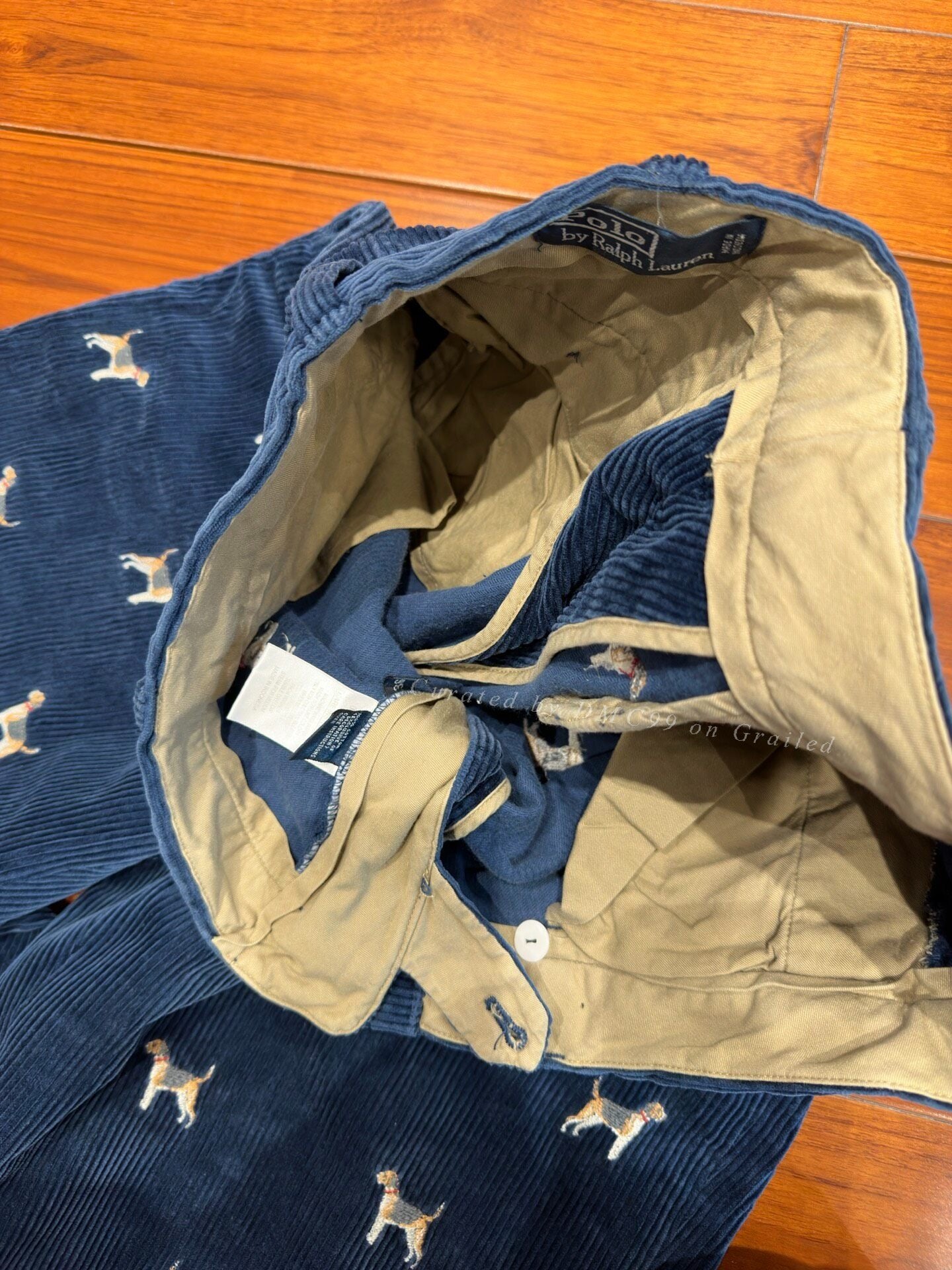 Ralph Lauren Corduroy Retro Casual Pants