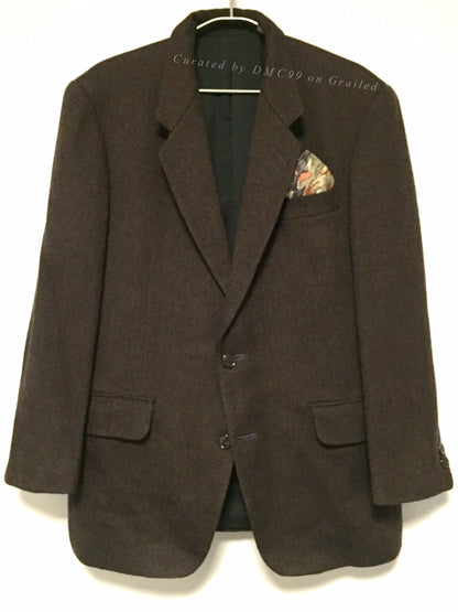 Yohji Yamamoto A.A.R Herringbone Wool Blazer