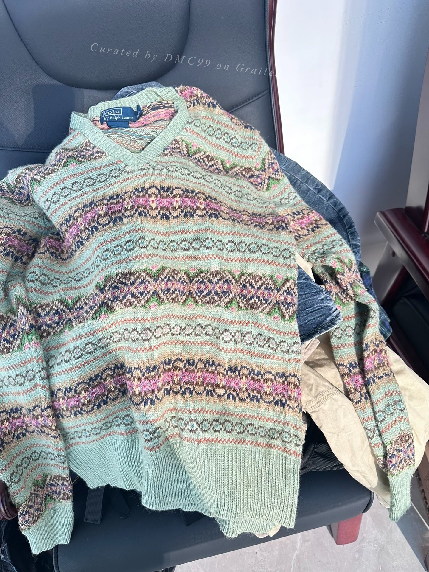 Ralph Lauren Wool Blend Fair Isle Sweater