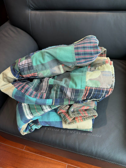 Ralph Lauren Patchwork Thick Shirt Jacket