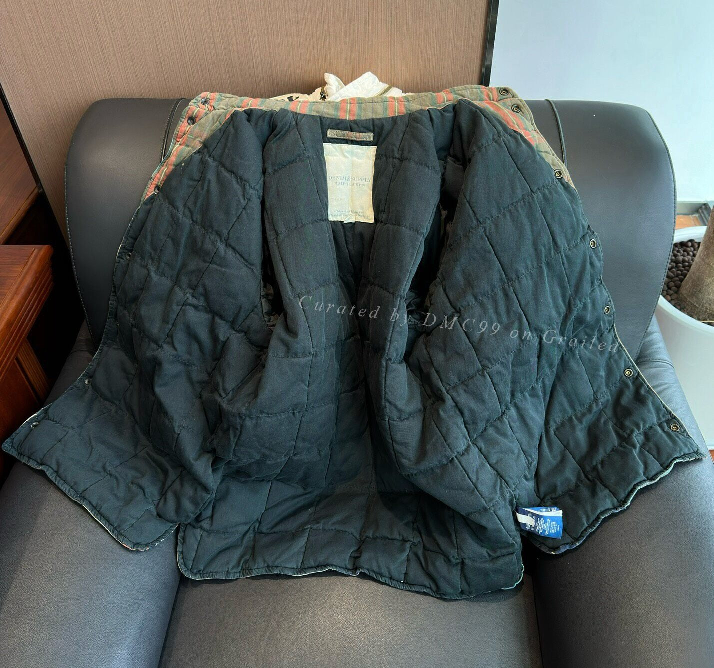 Ralph Lauren Patchwork Thick Shirt Jacket