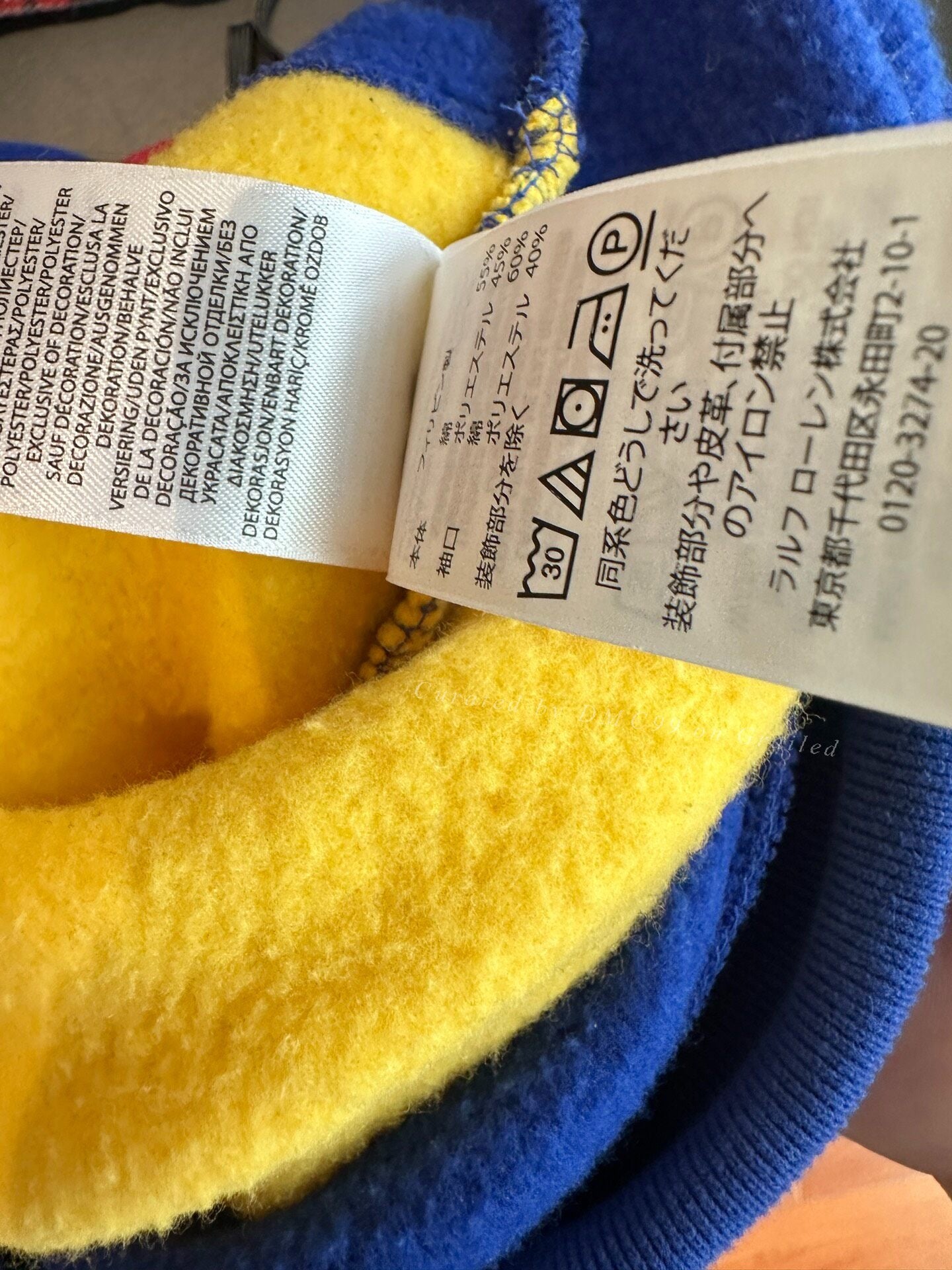 Ralph Lauren Limited Colorblock Fleece Sweatshirt