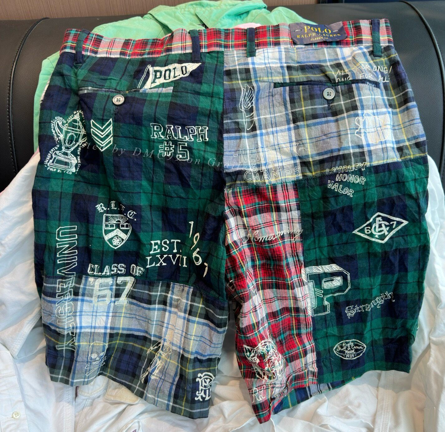 Ralph Lauren Patchwork Graffiti Shorts