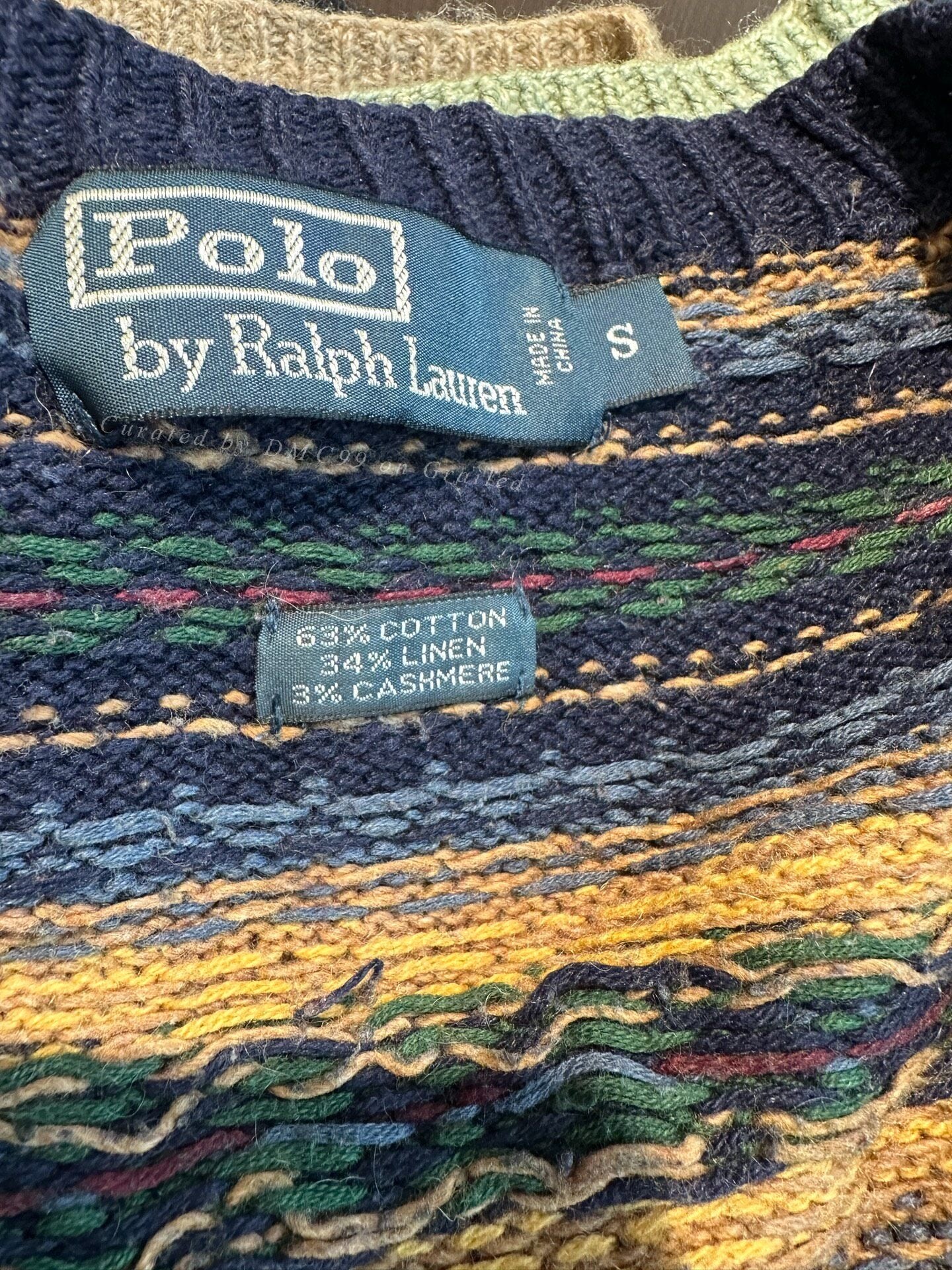 Ralph Lauren Vintage Fair Isle Wool Sweater