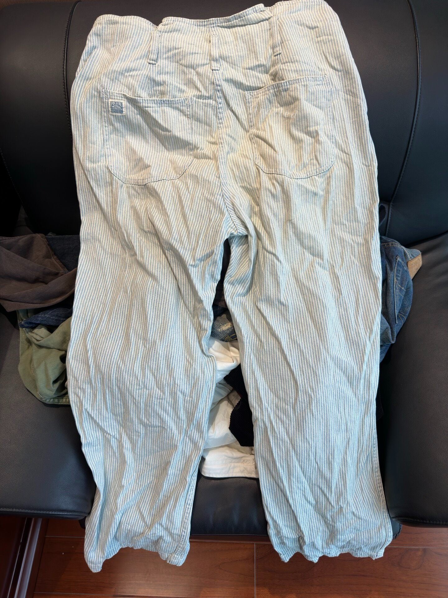 Ralph Lauren Railway Stripe Casual Pants