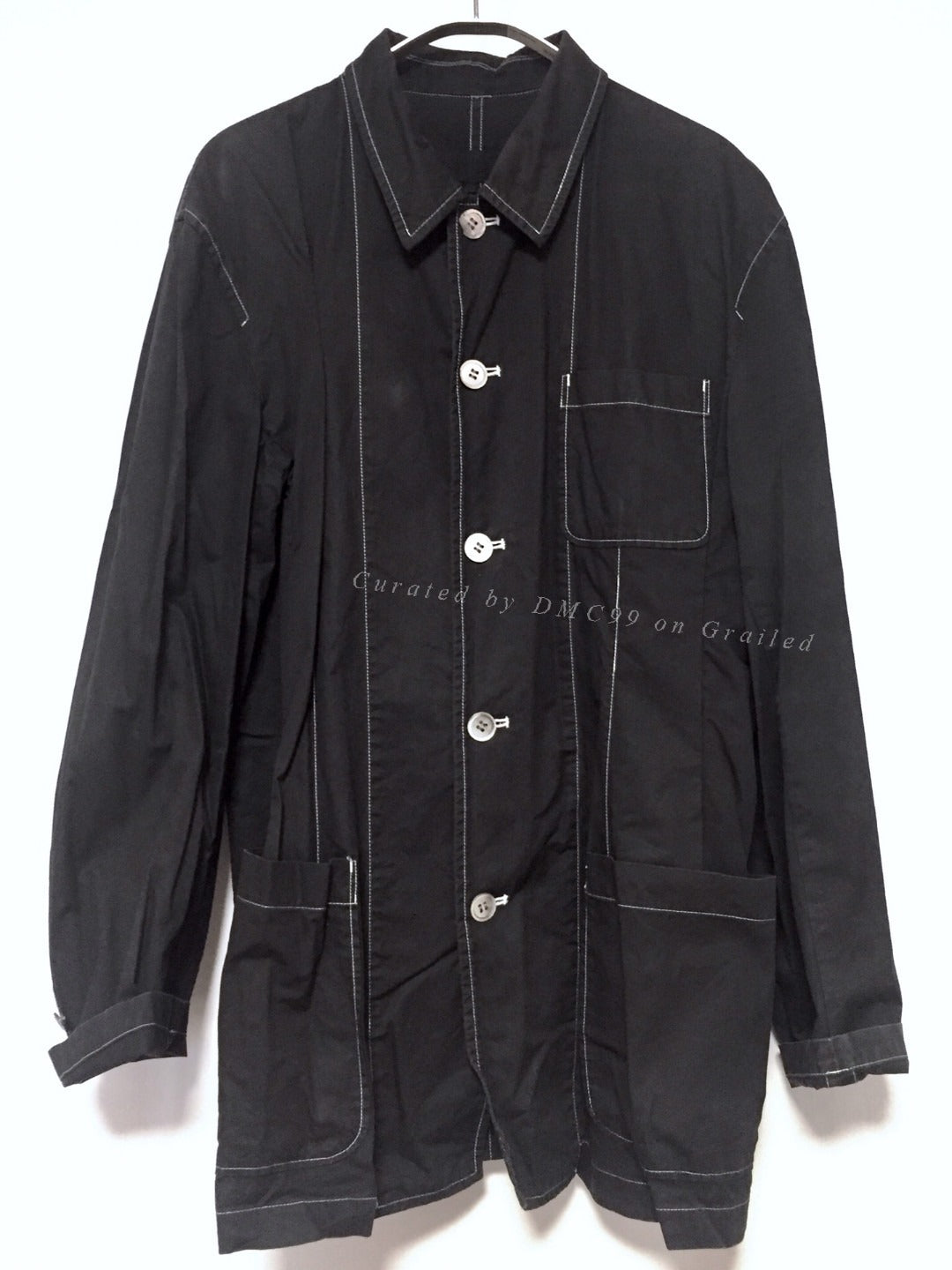 COMME des GARCONS Homme Crinkled Cotton Workwear Shirt