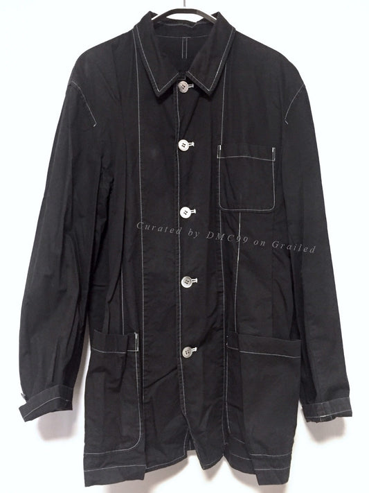 COMME des GARCONS Homme Crinkled Cotton Workwear Shirt