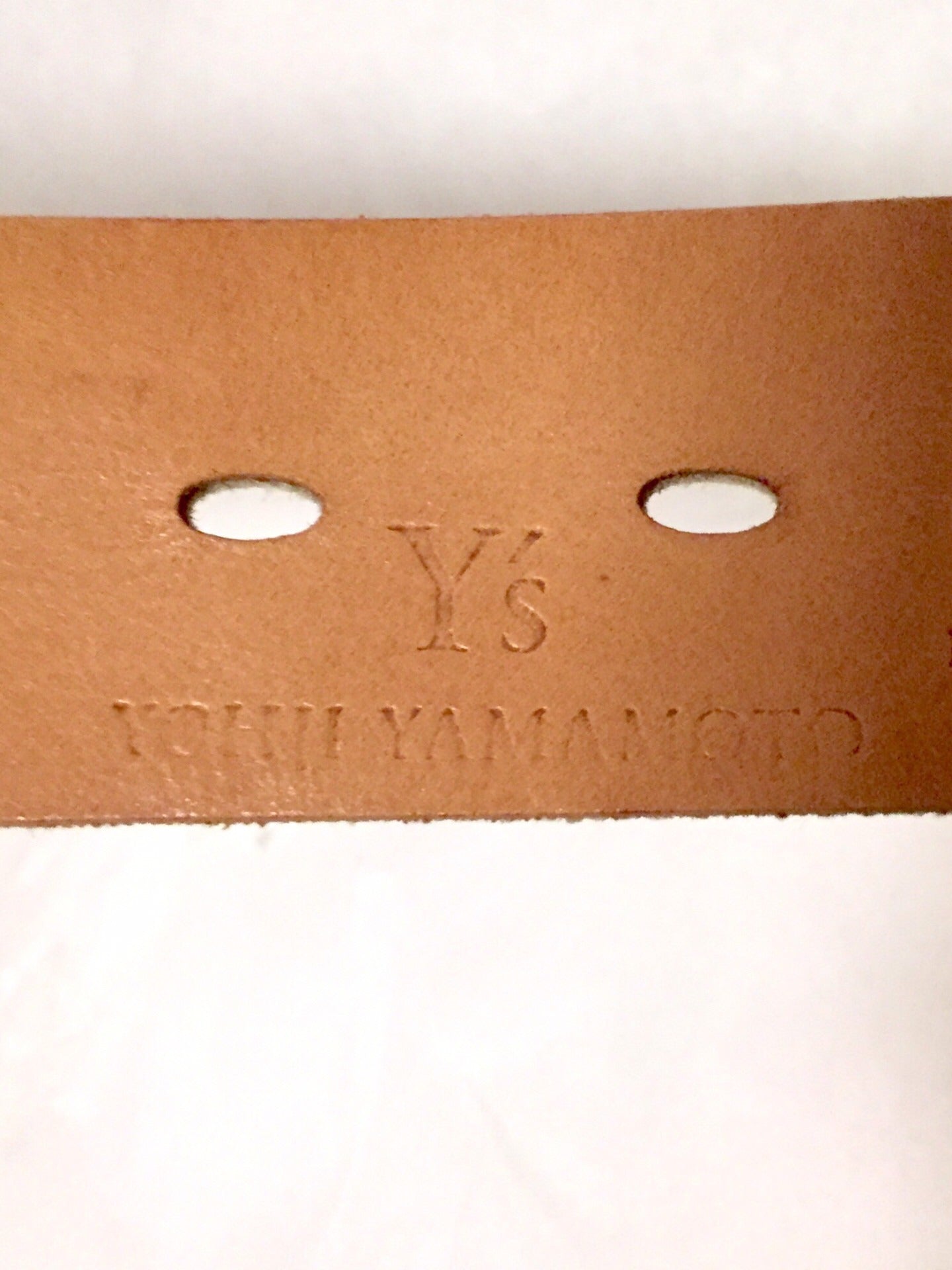 Yohji Yamamoto Y's Leather Belt