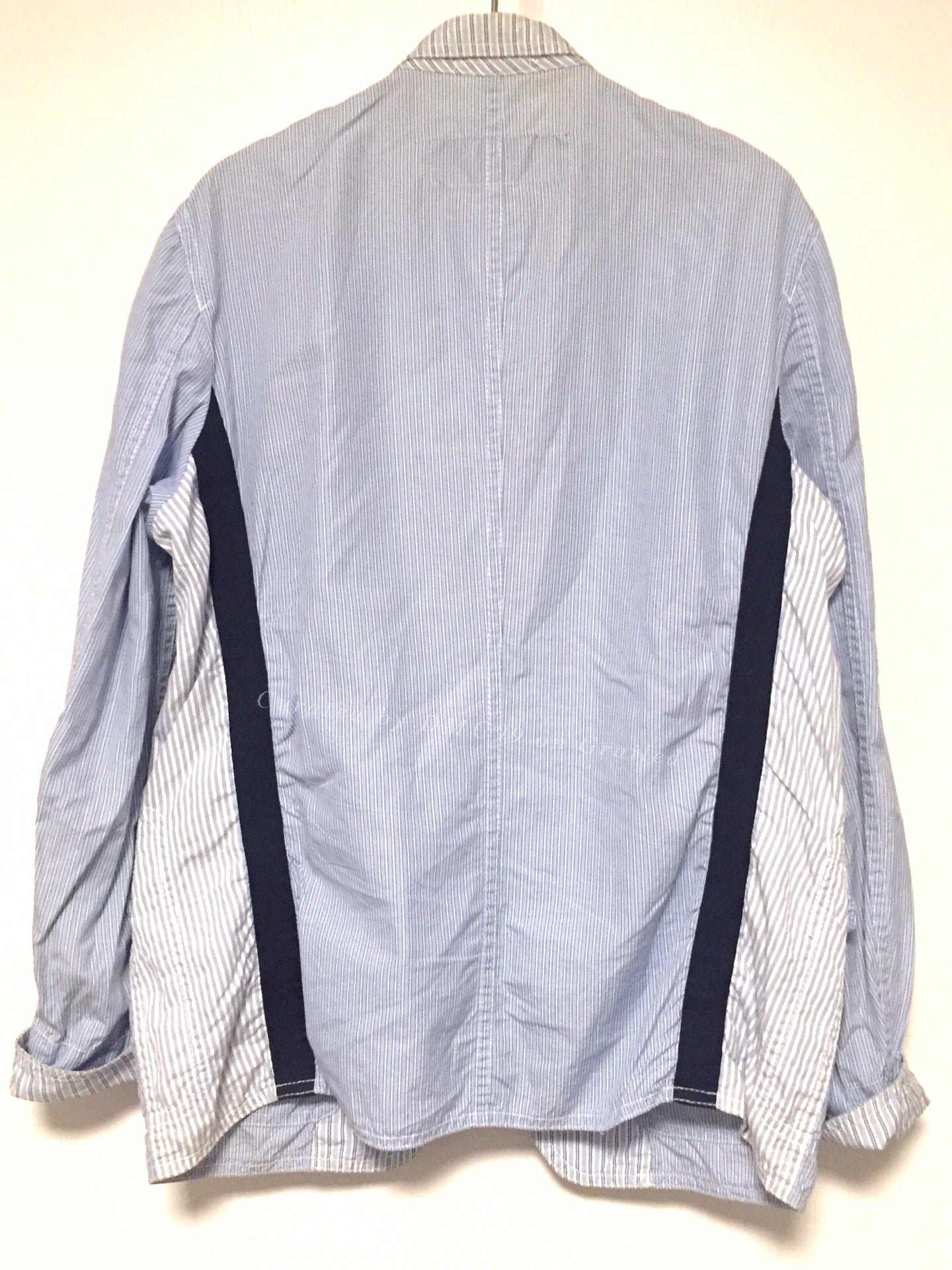 COMME des GARCONS Homme Stripe Pleated Blazer