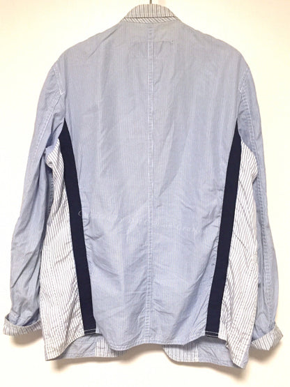 COMME des GARCONS Homme Stripe Pleated Blazer