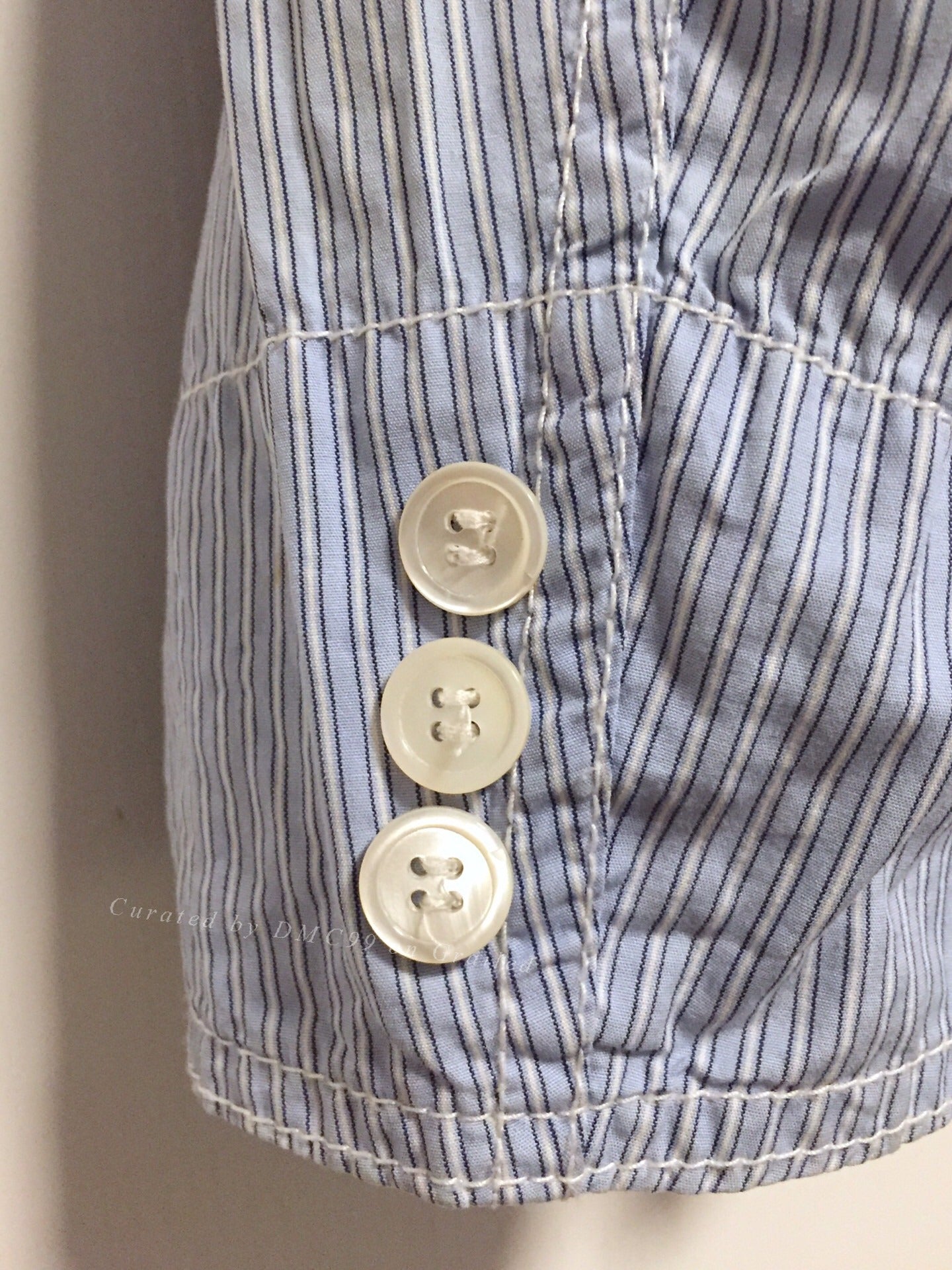 COMME des GARCONS Homme Stripe Pleated Blazer