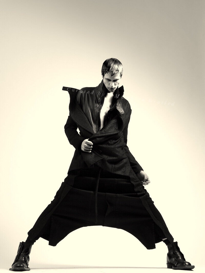 Julius Avant-Garde Cropped Tailored Pants