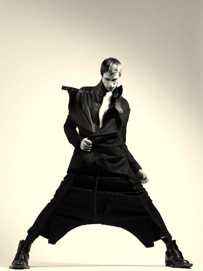 Julius Avant-Garde Cropped Tailored Pants