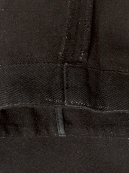 Dries Van Noten Black Wool Trousers