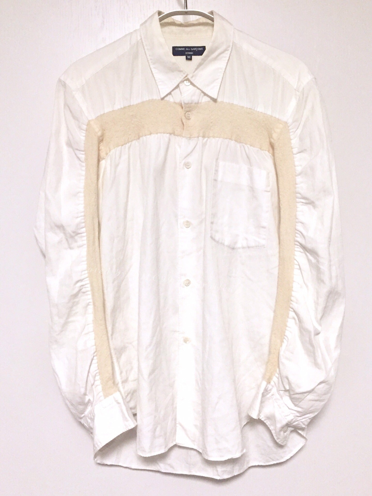 COMME des GARCONS Homme Wool White Shirt