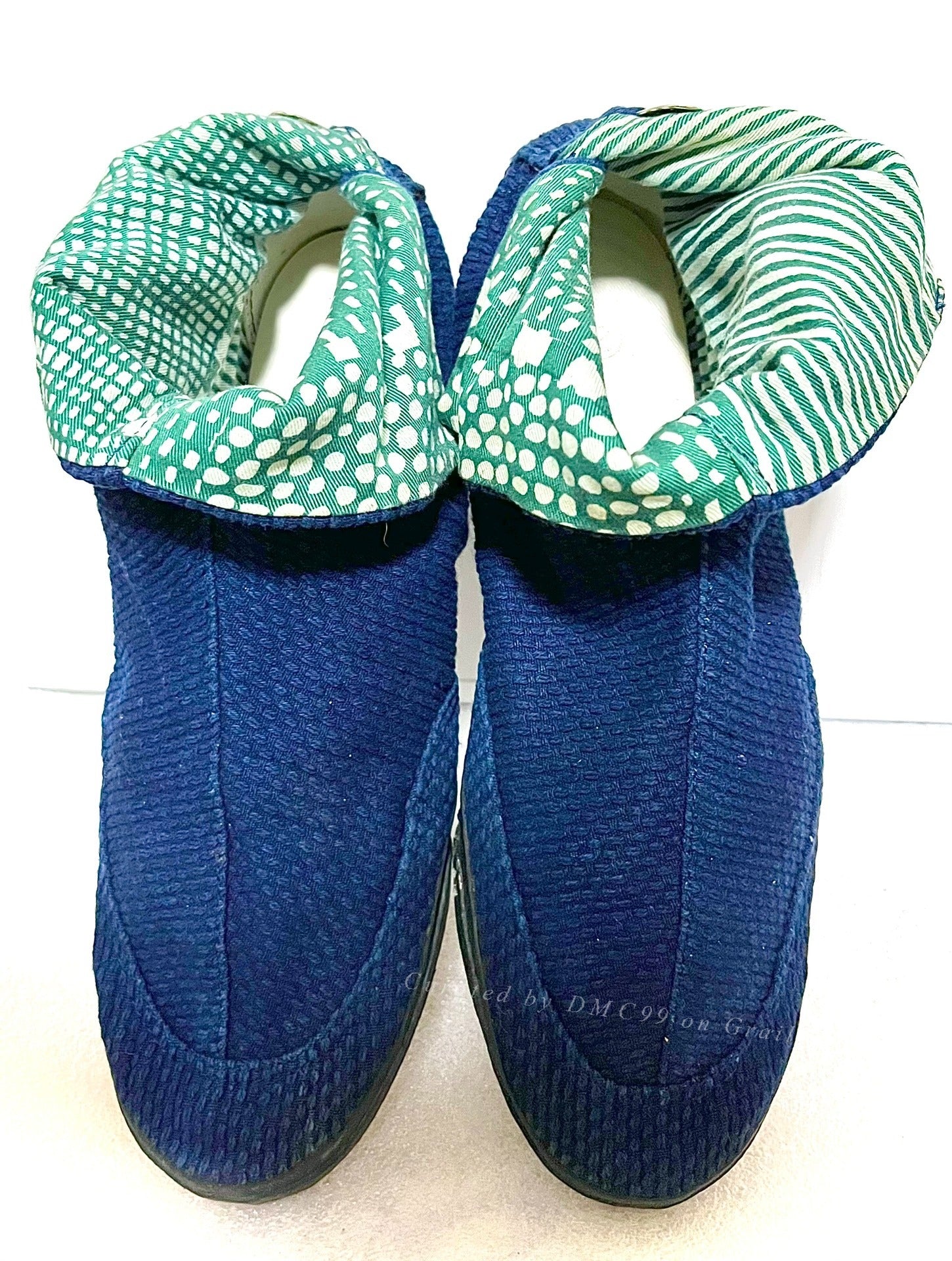Kapital Style Sashiko Fabric Boots