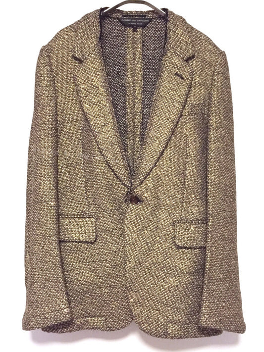 COMME des GARCONS Homme Plus Gold Knit Blazer