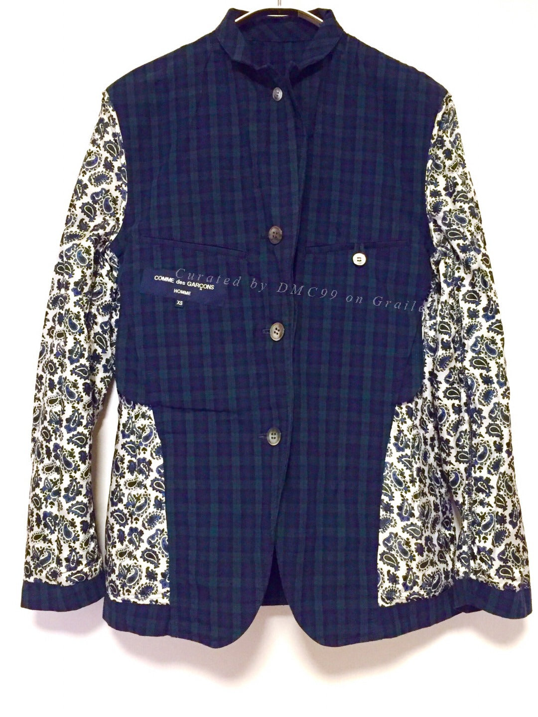 COMME des GARCONS Homme Plaid Reversible Suit