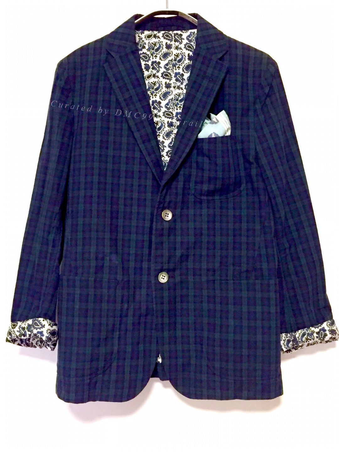COMME des GARCONS Homme Plaid Reversible Suit