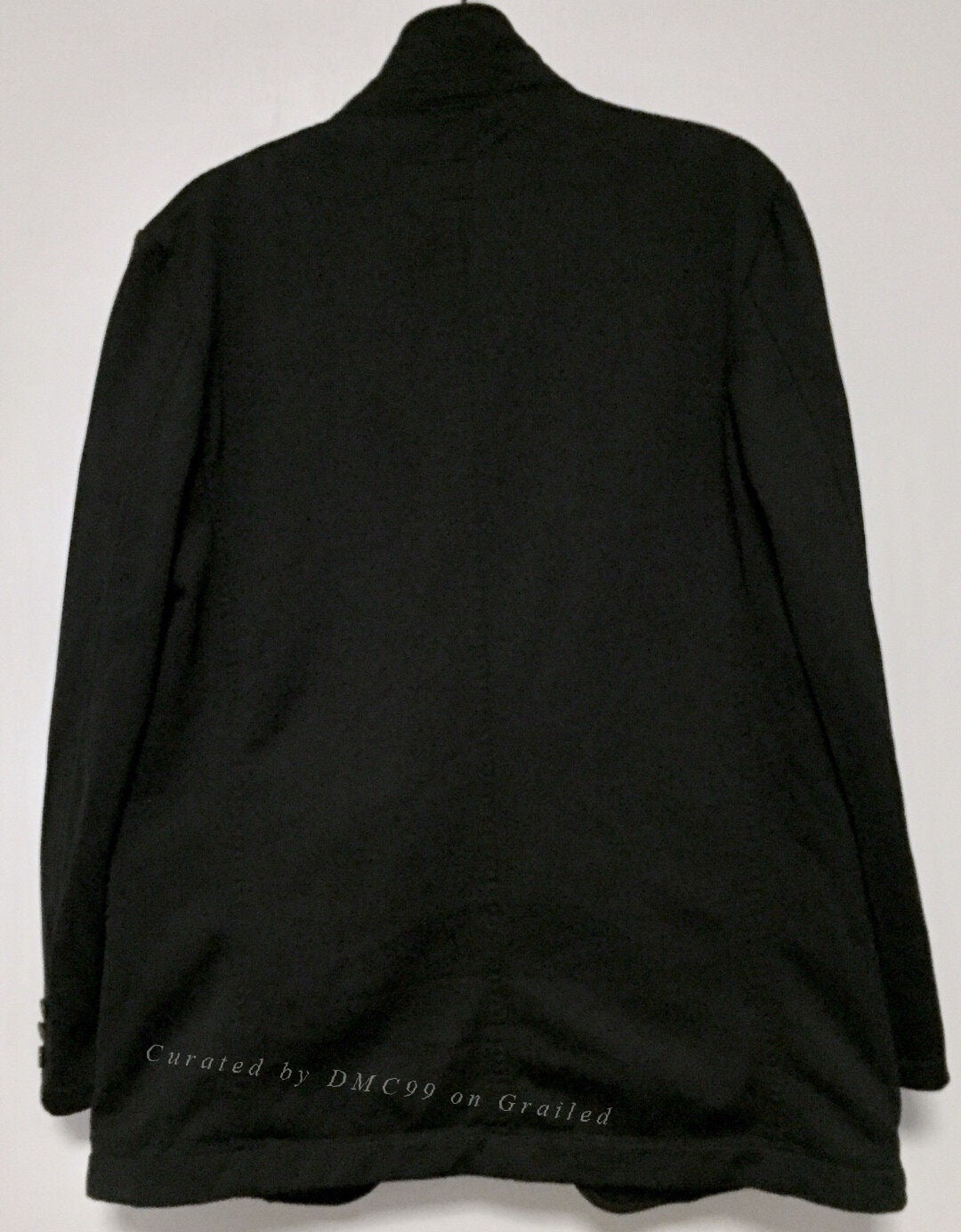 COMME des GARCONS Homme Black Pleated Blazer