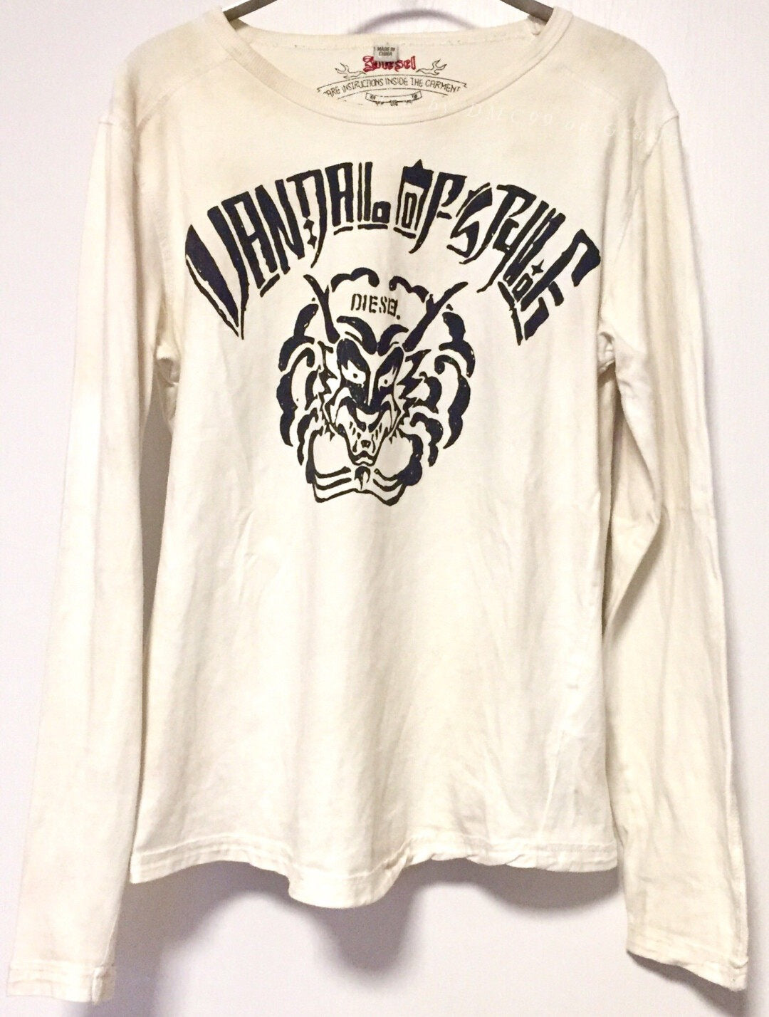 Diesel Vintage Distressed Cotton T-Shirt