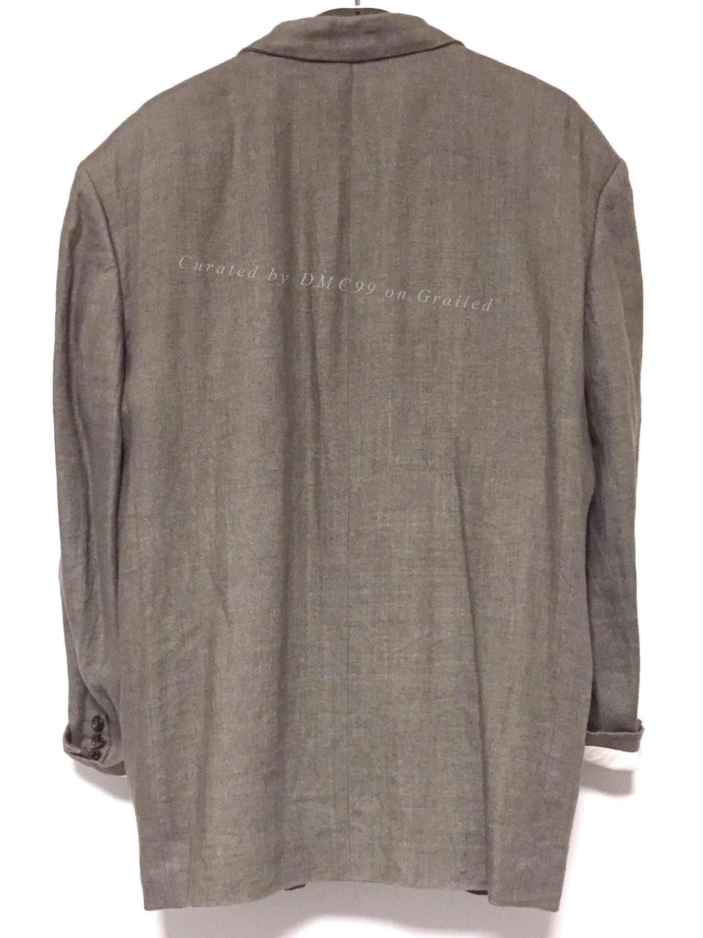 COMME des GARCONS Homme Green Linen Blazer