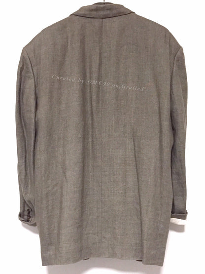COMME des GARCONS Homme Green Linen Blazer