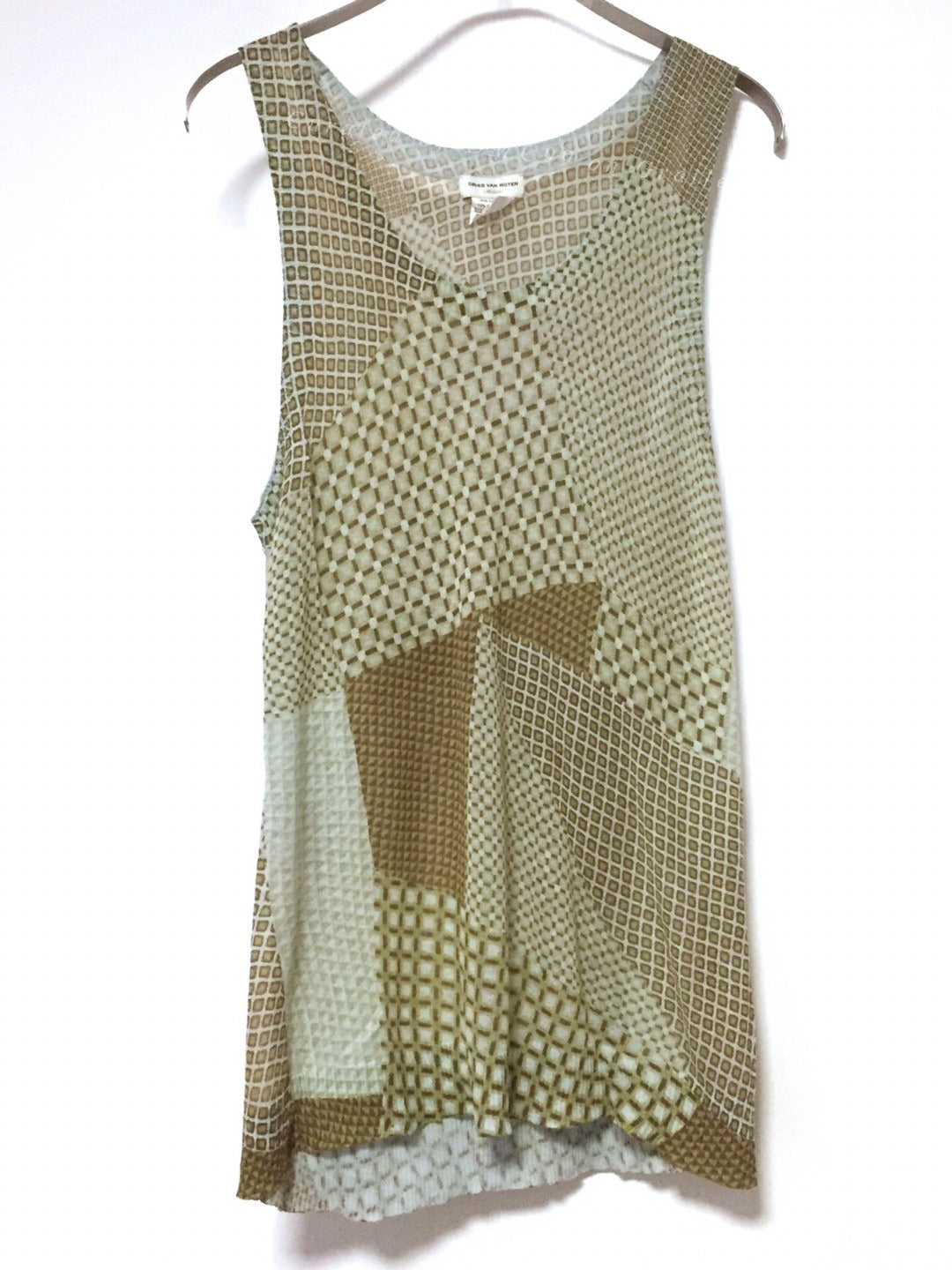 Dries Van Noten Cashmere Blend Knit Vest