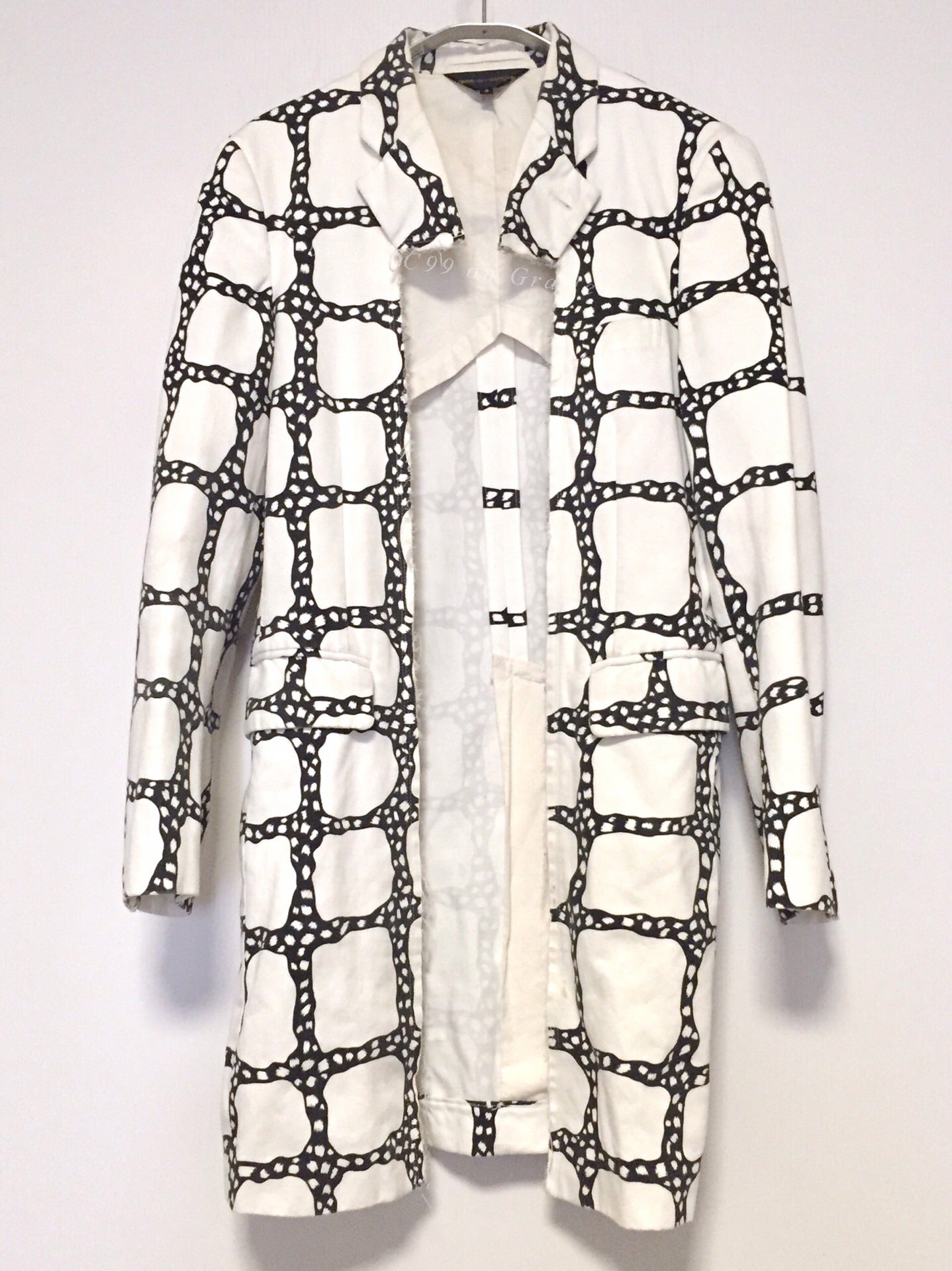 Comme des Garcons CDG Distressed Print Tuxedo