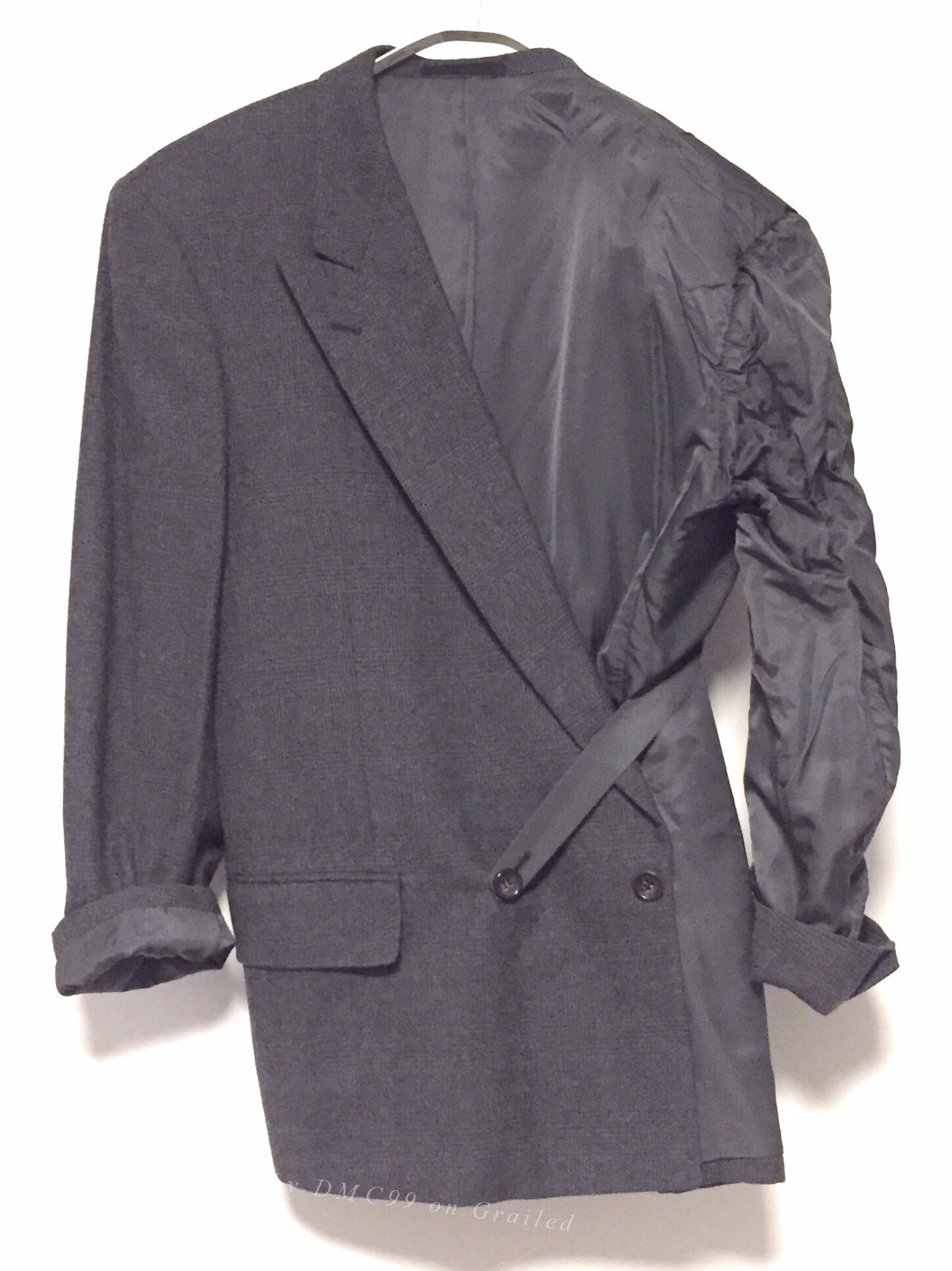 COMME des GARCONS Homme Deux Gray Wool Blazer