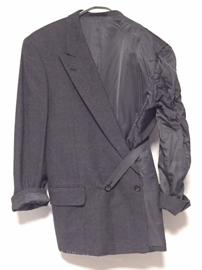 COMME des GARCONS Homme Deux Gray Wool Blazer
