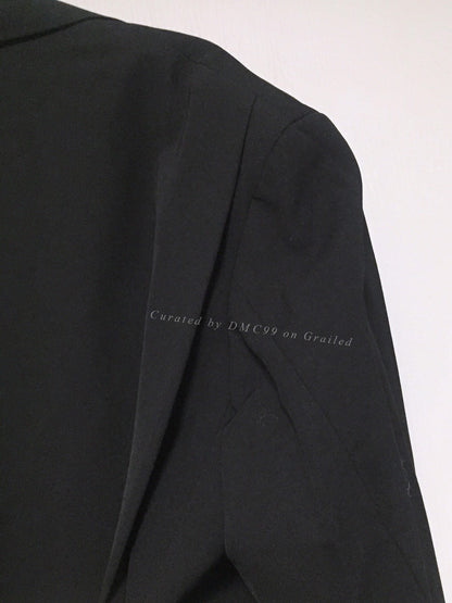 Yohji Yamamoto Y's Men Black Wool Coat