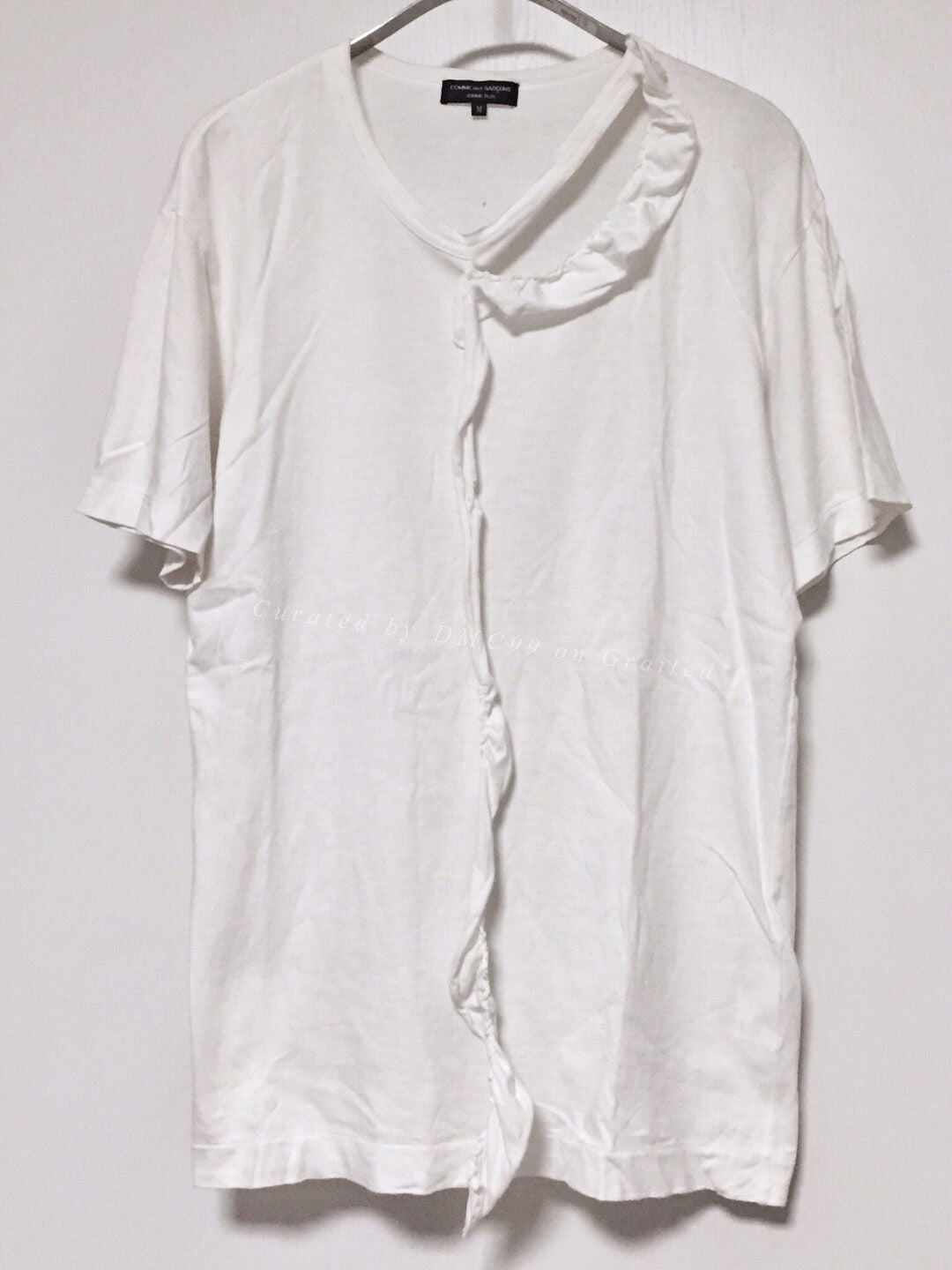 COMME des GARCONS Homme Plus Cotton Open Neck T-Shirt
