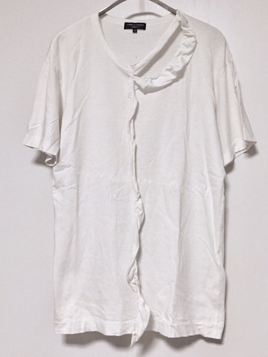 COMME des GARCONS Homme Plus Cotton Open Neck T-Shirt