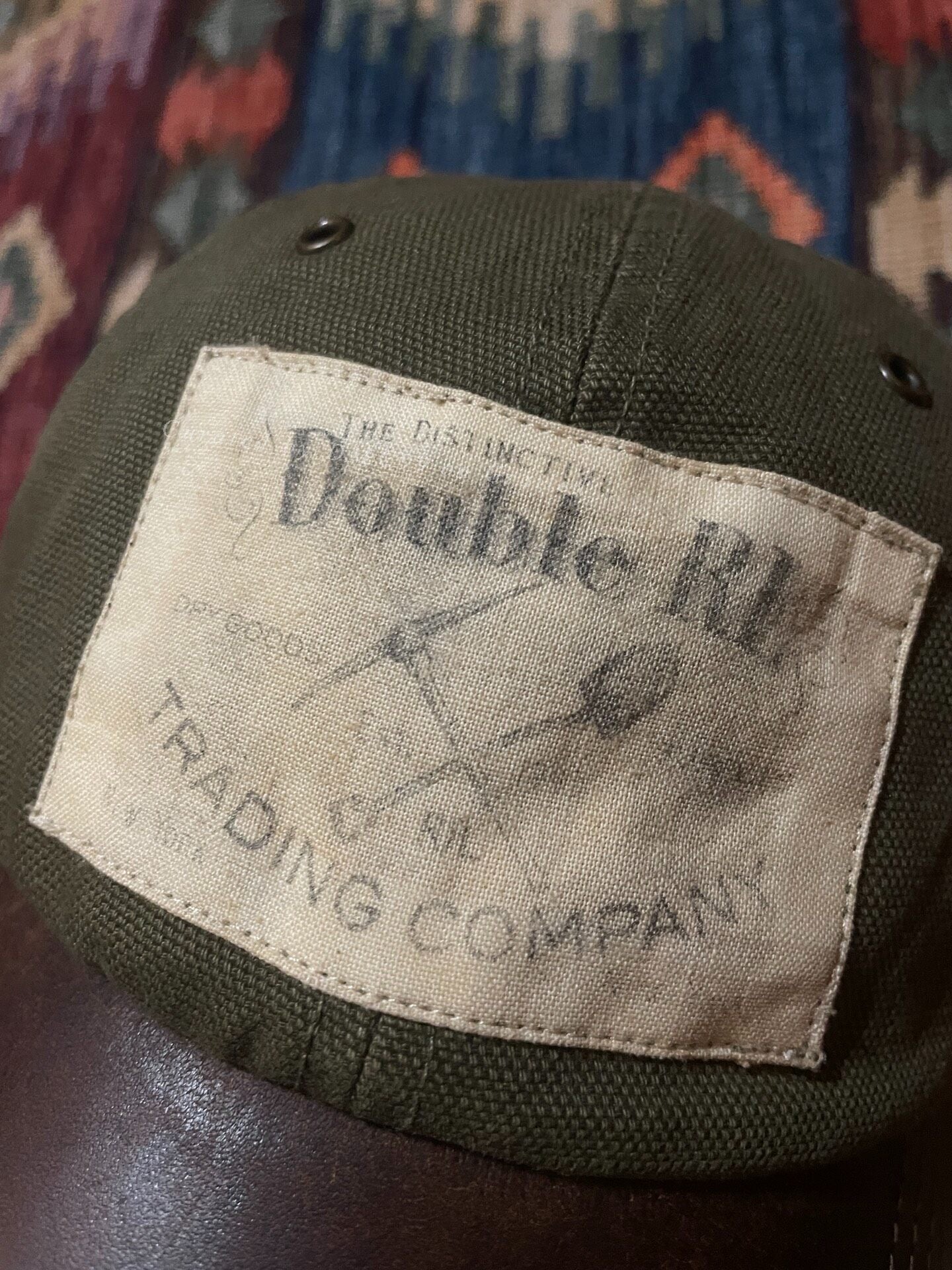 RRL Khaki Green Baseball Cap