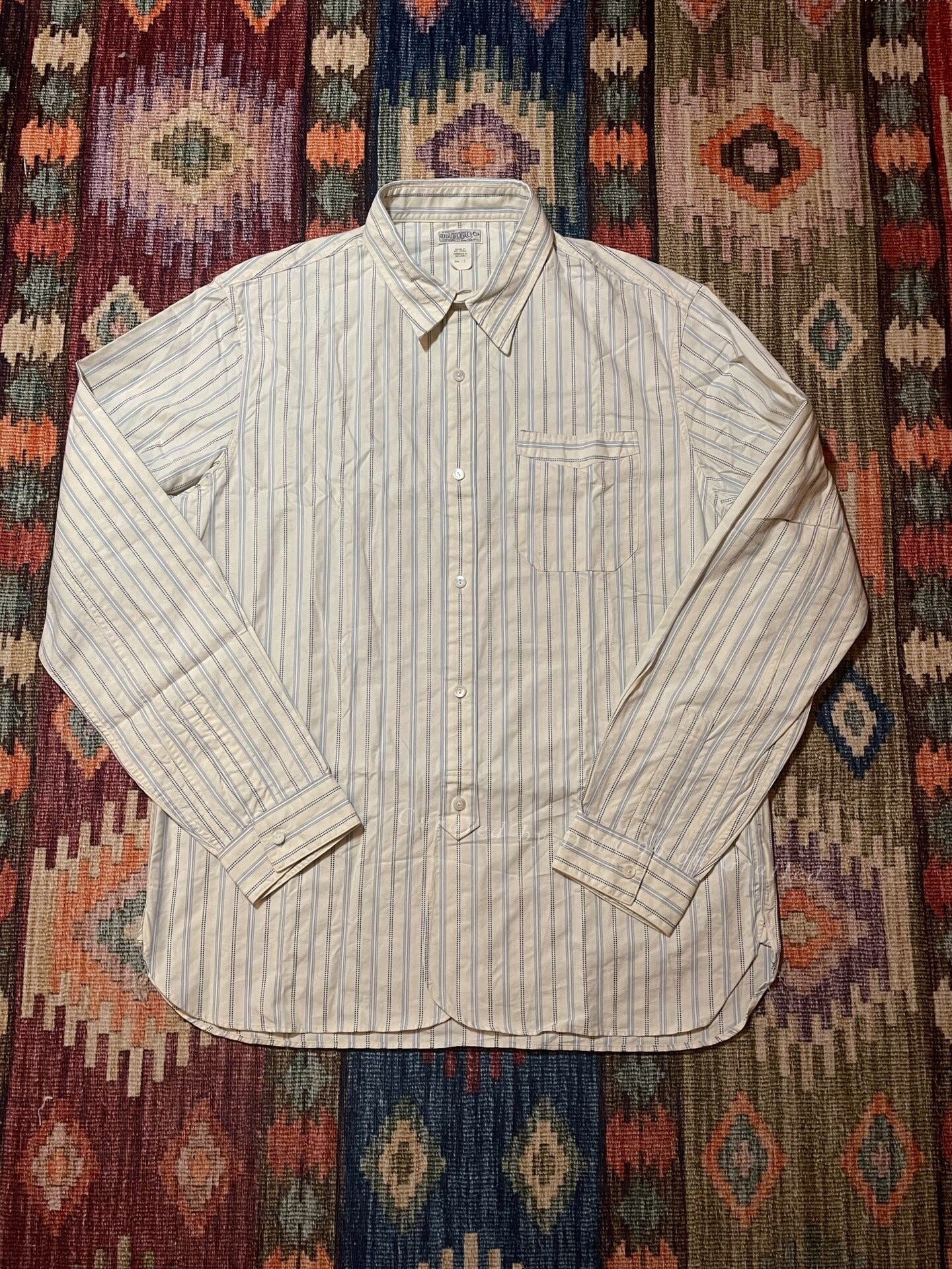 RRL Rare Vintage Striped Work Shirt