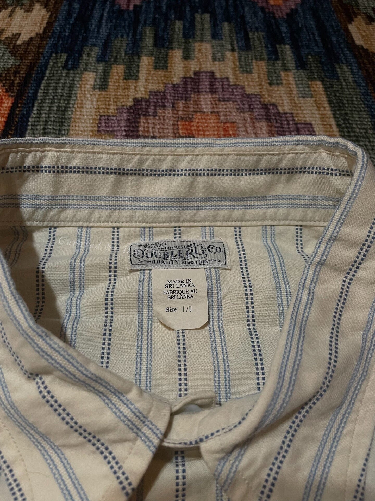RRL Rare Vintage Striped Work Shirt