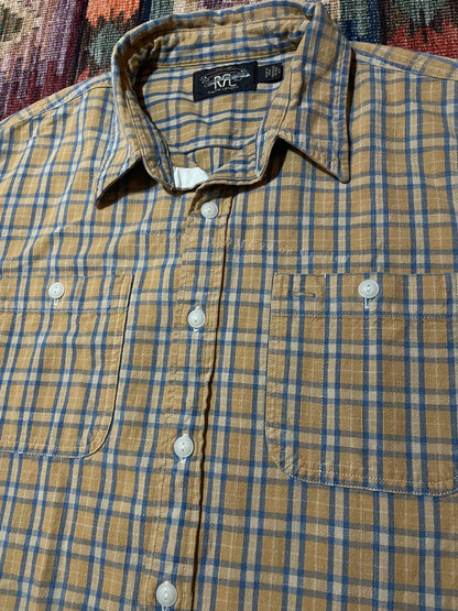 RRL Plaid Work Shirt L Size