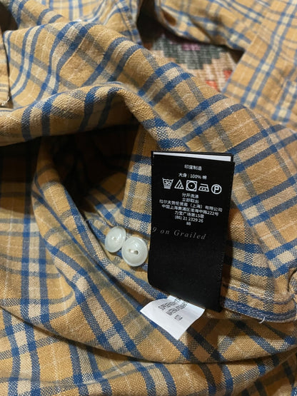 RRL Plaid Work Shirt L Size