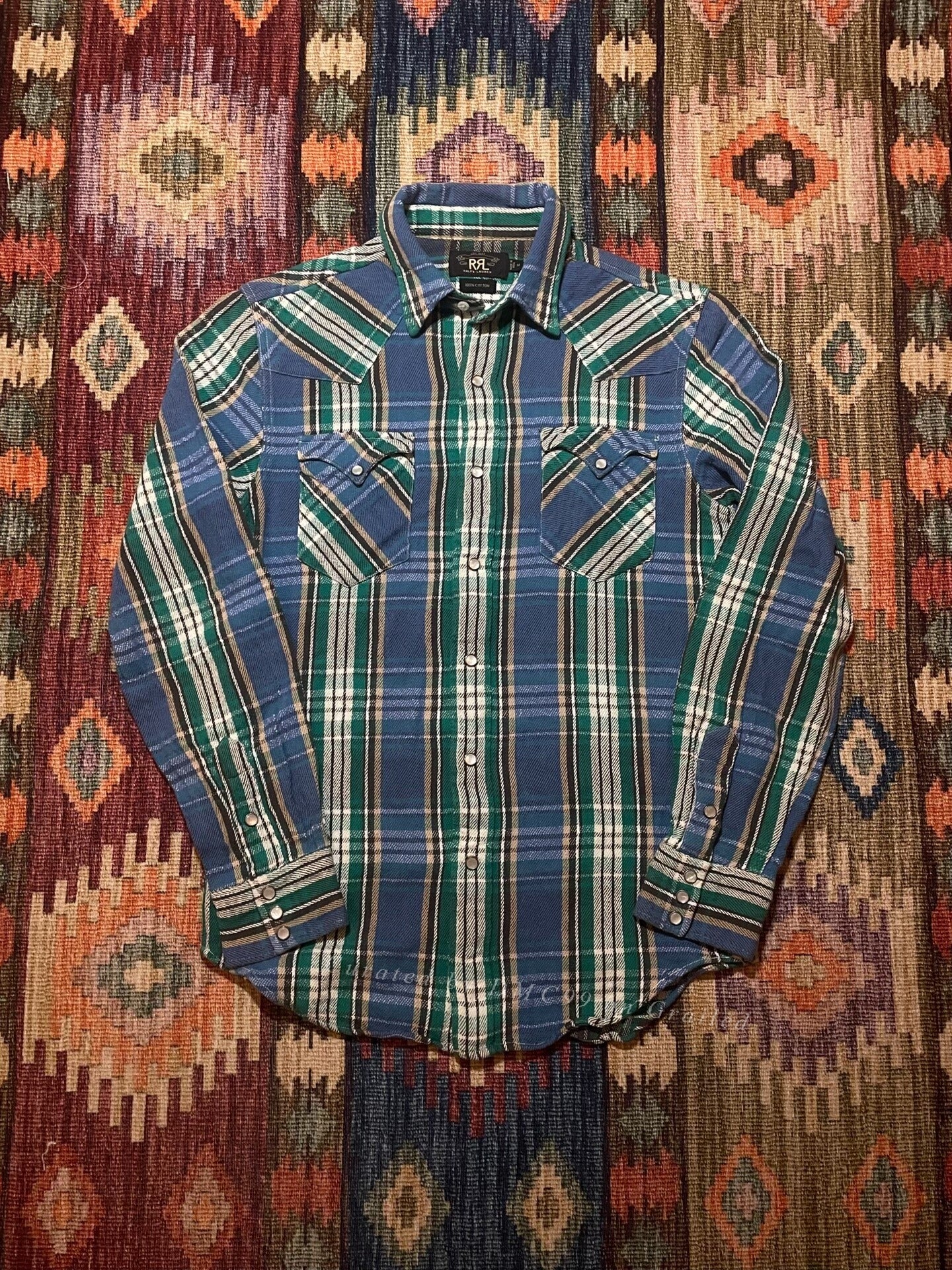 RRL Vintage Point Pocket Western Shirt