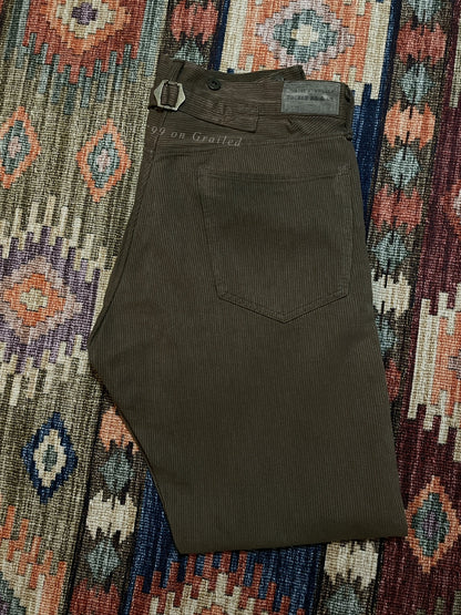 RRL Vintage Striped Distressed Cargo Pants 32
