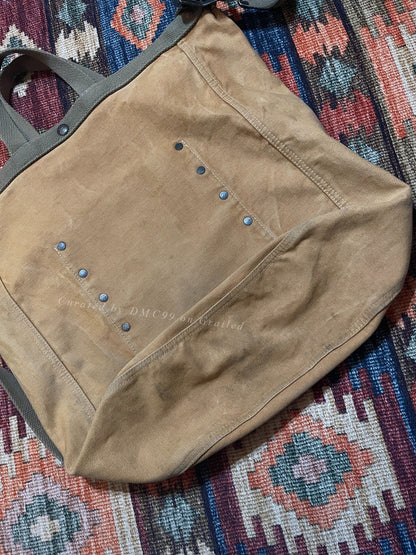 RRL Discontinued Canvas Dog Print Crossbody