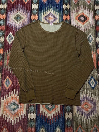 RRL Discontinued Waffle Long-Sleeve T-Shirt