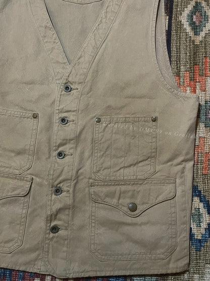 RRL Vintage Canvas Work Vest S